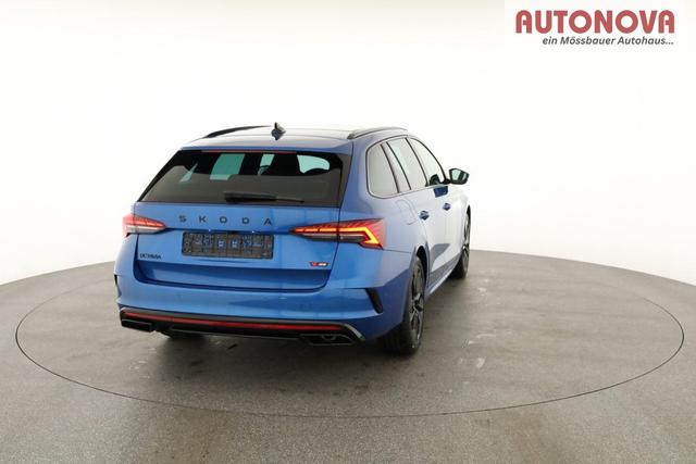 Skoda Octavia Combi 2.0 TSI 195 kW RS DSG, Pano, Standheizung, AHK, Navi, Matrix, Canton, Side, Winter, 5 J.-Garantie 