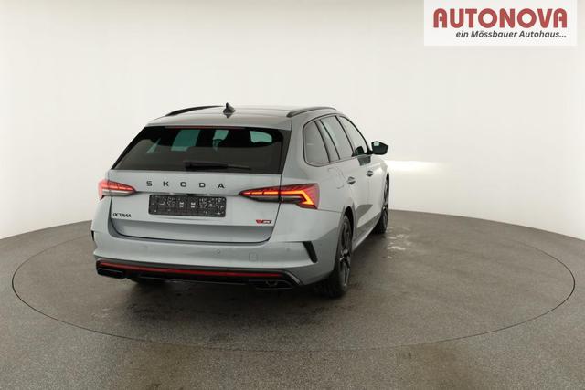 Skoda Octavia Combi 2.0 TSI 195 kW RS DSG, Pano, Standheizung, AHK, Navi, Matrix, Canton, Side, Winter, 5 J.-Garantie 