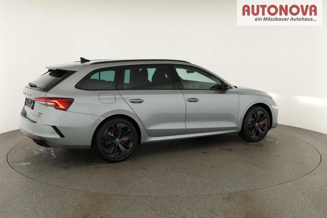 Skoda Octavia Combi 2.0 TSI 195 kW RS DSG, Pano, Standheizung, AHK, Navi, Matrix, Canton, Side, Winter, 5 J.-Garantie 