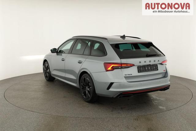 Skoda Octavia Combi 2.0 TSI 195 kW RS DSG, Pano, Standheizung, AHK, Navi, Matrix, Canton, Side, Winter, 5 J.-Garantie 