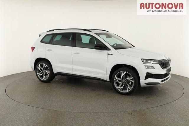 Skoda Karoq Sportline 4x4 2.0 TSI DSG Sportline, Pano, AHK, Navi, Matrix, Side, Winter, 5 J.-Garantie 