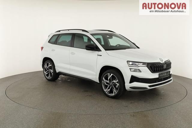 Skoda Karoq Sportline 4x4 2.0 TSI DSG Sportline, Pano, AHK, Navi, Matrix, Side, Winter, 5 J.-Garantie 