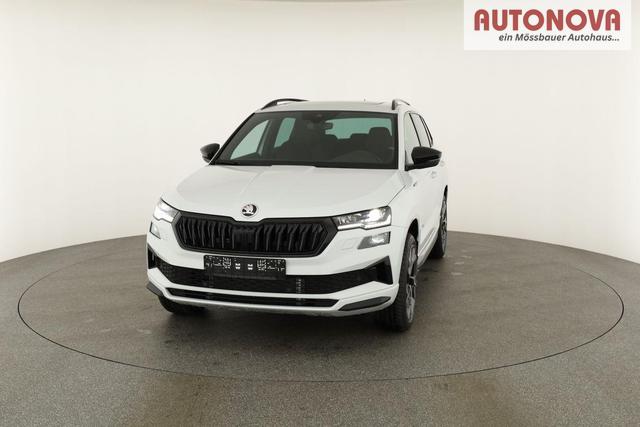 Skoda Karoq Sportline 4x4 2.0 TSI DSG Sportline, Pano, AHK, Navi, Matrix, Side, Winter, 5 J.-Garantie 