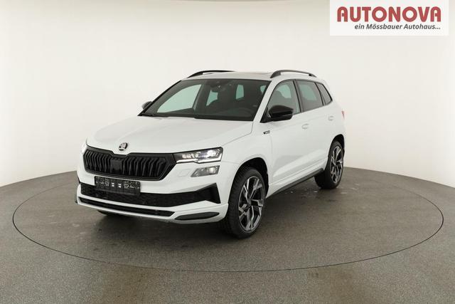 Skoda Karoq Sportline 4x4 2.0 TSI DSG Sportline, Pano, AHK, Navi, Matrix, Side, Winter, 5 J.-Garantie 