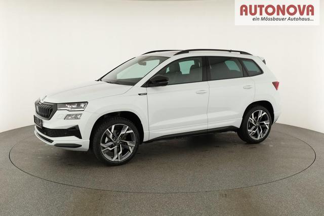 Skoda Karoq Sportline 4x4 2.0 TSI DSG Sportline, Pano, AHK, Navi, Matrix, Side, Winter, 5 J.-Garantie 