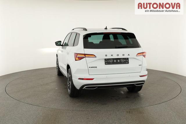 Skoda Karoq Sportline 4x4 2.0 TSI DSG Sportline, Pano, AHK, Navi, Matrix, Side, Winter, 5 J.-Garantie 
