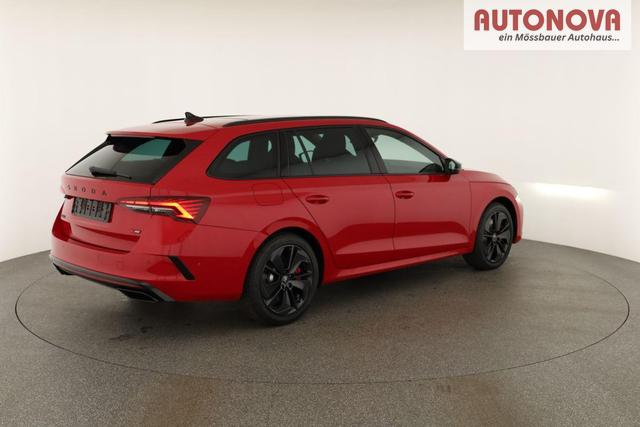 Skoda Octavia Combi 2.0 TSI 195 kW RS DSG, Pano, Standheizung, AHK, Navi, Matrix, Canton, Side, Winter, 5 J.-Garantie 