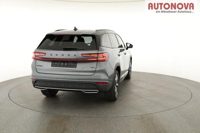 Skoda Kodiaq 2.0 TDI 142 kW 4x4 Sportline DSG Sportline, Pano, AHK, Navi, Matrix, el. Klappe, Side, Winter, 19-Zoll 