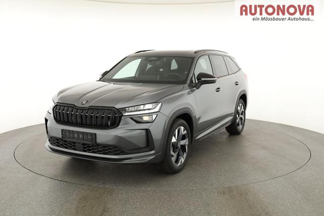 Skoda Kodiaq 2.0 TDI 142 kW 4x4 Sportline DSG Sportline, Pano, AHK, Navi, Matrix, el. Klappe, Side, Winter, 19-Zoll 