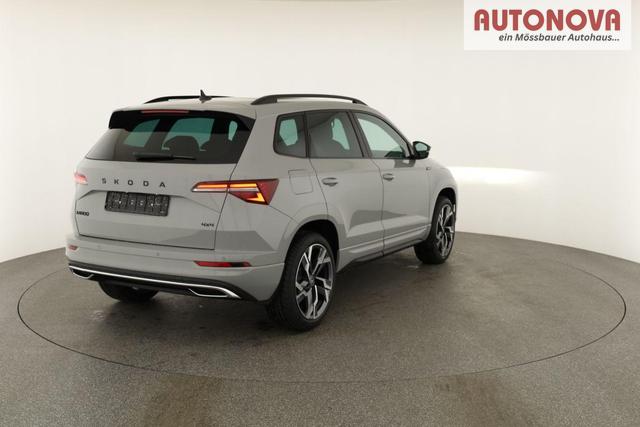 Skoda Karoq Sportline 4x4 2.0 TSI DSG Sportline, Pano, AHK, Navi, Matrix, Side, Winter, 5 J.-Garantie 