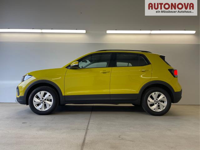 Volkswagen / T-Cross / Gelb / / / 95PS PDC vo+hi+Sitzheizung+App+Side+Travel+Stau+ACC+Klima