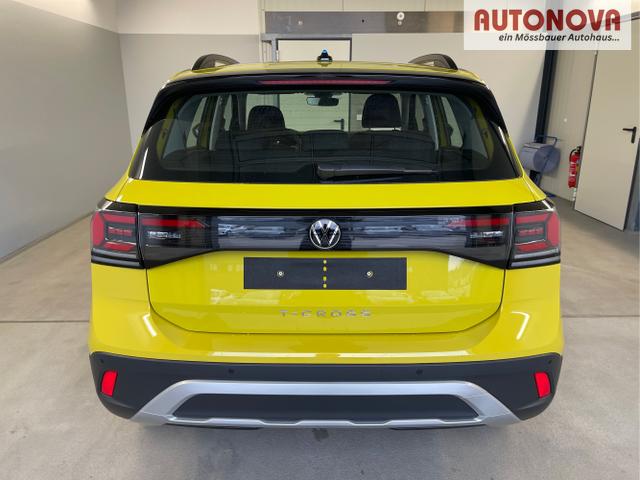 Volkswagen / T-Cross / Gelb / / / 95PS PDC vo+hi+Sitzheizung+App+Side+Travel+Stau+ACC+Klima