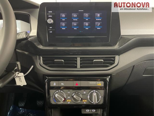 Volkswagen / T-Cross / Gelb / / / 95PS PDC vo+hi+Sitzheizung+App+Side+Travel+Stau+ACC+Klima