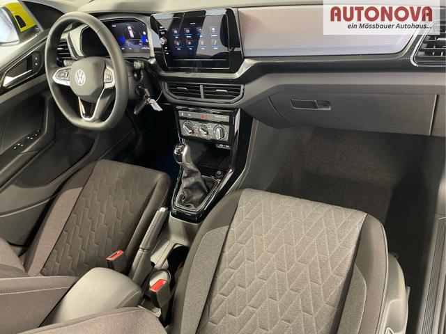 Volkswagen / T-Cross / Gelb / / / 95PS PDC vo+hi+Sitzheizung+App+Side+Travel+Stau+ACC+Klima