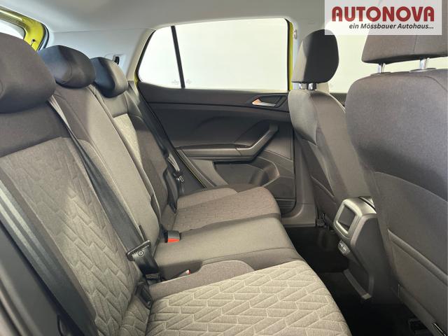 Volkswagen / T-Cross / Gelb / / / 95PS PDC vo+hi+Sitzheizung+App+Side+Travel+Stau+ACC+Klima