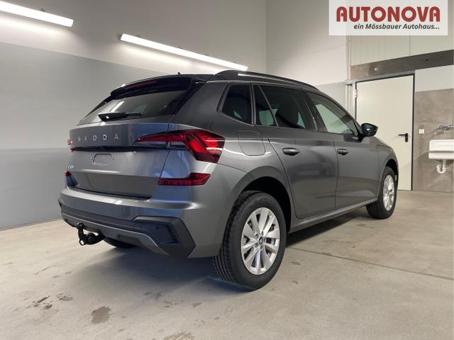 Skoda / KAMIQ / Grau / / / 115PS DSG Matrix+AHK+Kamera+PDC vor+hi+Kessy+Sitzheizung+GVL