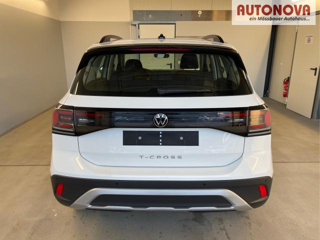 Volkswagen / T-Cross / Wei&szlig; / / / 95PS PDC vo+hi+Shz+App+Side+Travel