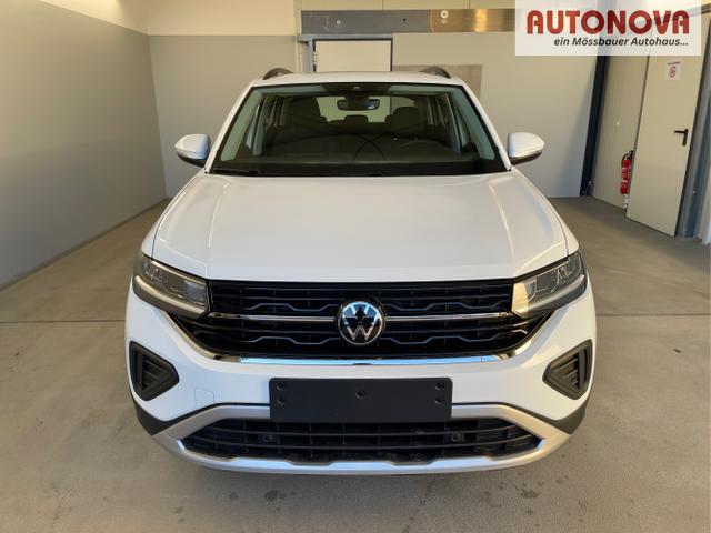 Volkswagen / T-Cross / Wei&szlig; / / / 95PS PDC vo+hi+Shz+App+Side+Travel