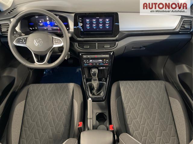 Volkswagen / T-Cross / Wei&szlig; / / / 95PS PDC vo+hi+Shz+App+Side+Travel