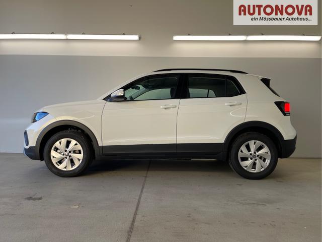 Volkswagen / T-Cross / Wei&szlig; / / / 95PS PDC vo+hi+Shz+App+Side+Travel