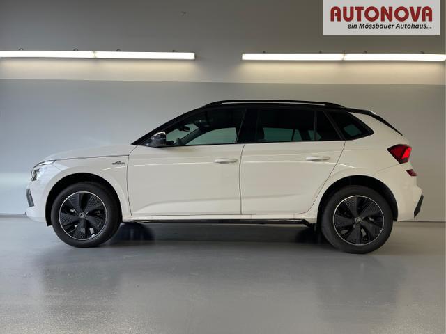 Skoda / KAMIQ / Wei&szlig; / / / 115PS DSG AHK+Navi+Matrix+GV5+Pano+Kessy+Kamera+Alu17+Sitzheiz