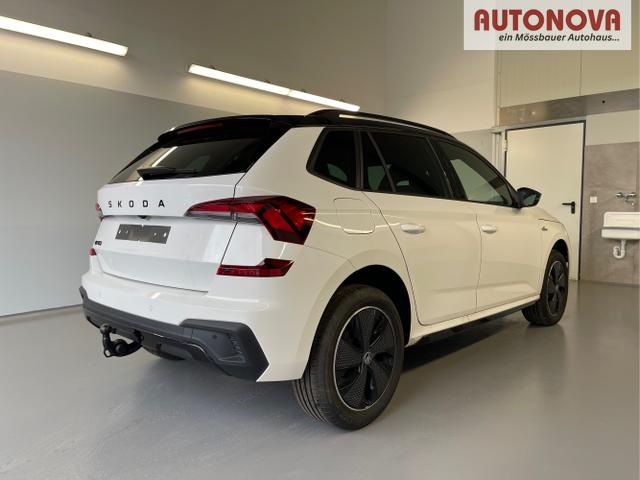 Skoda / KAMIQ / Wei&szlig; / / / 115PS DSG AHK+Navi+Matrix+GV5+Pano+Kessy+Kamera+Alu17+Sitzheiz