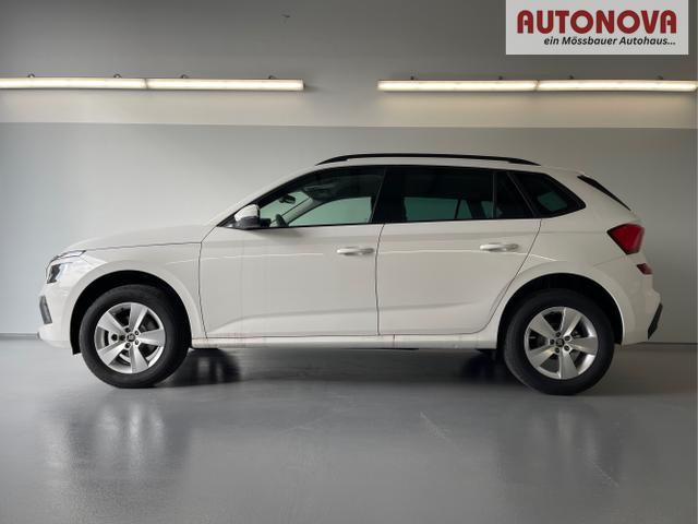 Skoda / KAMIQ / Wei&szlig; / / / 115PS DSG AHK+Kamera+Kessy+PDC+Winterpaket+Alu16+GVL