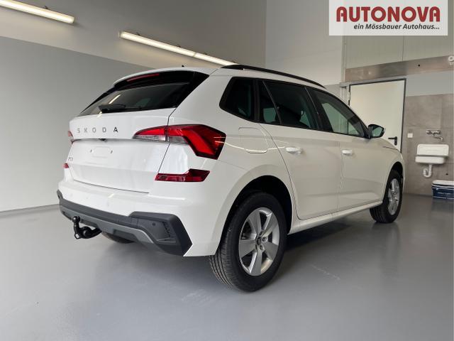 Skoda / KAMIQ / Wei&szlig; / / / 115PS DSG AHK+Kamera+Kessy+PDC+Winterpaket+Alu16+GVL