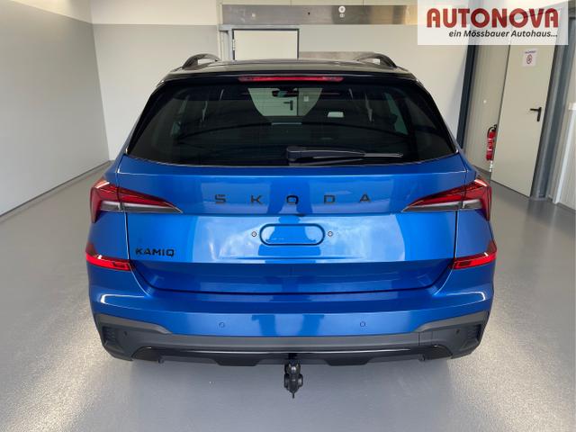 Skoda / KAMIQ / Blau / / / 115PS DSG AHK+Navi+Matrix+GV5+Pano+Kessy+Kamera+Alu17+Sitzheiz