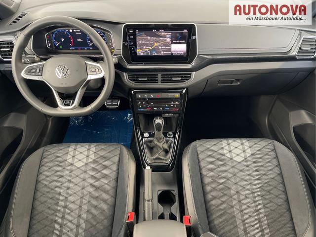 Volkswagen / T-Cross / Grau / / / 150PS DSG GV5+Navi+IQ.Light+AHK+Black+Cam+Keyless+Side+Climatronic
