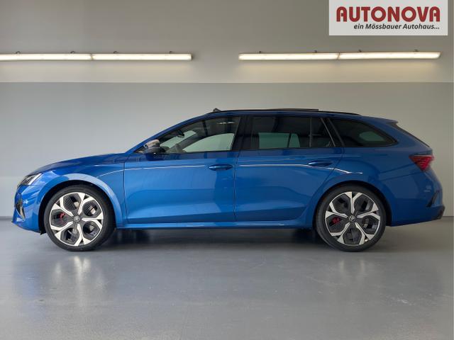 Skoda / Octavia Combi / Blau / / / 265PS DSG HUD+Pano+360&deg;+DCC+AHK+CANTON+Matrix+Alu19+eHeck+GV4
