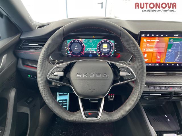 Skoda / Octavia Combi / Blau / / / 265PS DSG HUD+Pano+360&deg;+DCC+AHK+CANTON+Matrix+Alu19+eHeck+GV4