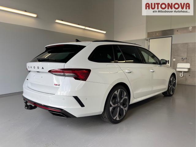 Skoda / Octavia Combi / Wei&szlig; / / / 265PS DSG HUD+Pano+360&deg;+DCC+AHK+CANTON+Matrix+Alu19+eHeck+GV4