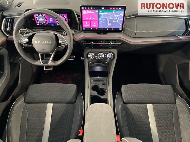 Skoda / Kodiaq / Schwarz / / / 193PS TDI 4x4 7Sitze+AHK+HUD+Pano+360&deg;+GV5+Navi+CANTON+Alu20
