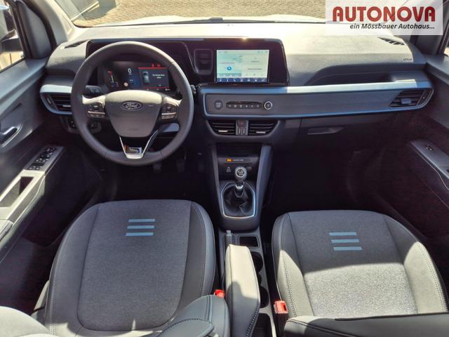 Ford Tourneo Courier 1.0 EcoBoost 125PS Active Teil-Leder Sitzheizung Lenkradheizung Klimaautomatik PDC v+h R&uuml;ckf.-Kamera ACC TWA Frontscheibe beheizb. Ford-Navi SYNC4 Apple CarPlay + Android Auto 