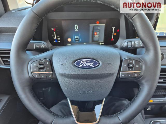 Ford Tourneo Courier 1.0 EcoBoost 125PS Active Teil-Leder Sitzheizung Lenkradheizung Klimaautomatik PDC v+h R&uuml;ckf.-Kamera ACC TWA Frontscheibe beheizb. Ford-Navi SYNC4 Apple CarPlay + Android Auto 