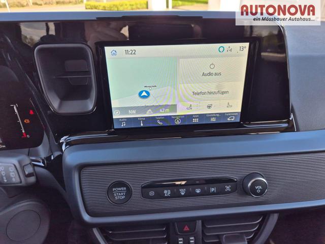 Ford Tourneo Courier 1.0 EcoBoost 125PS Active Teil-Leder Sitzheizung Lenkradheizung Klimaautomatik PDC v+h R&uuml;ckf.-Kamera ACC TWA Frontscheibe beheizb. Ford-Navi SYNC4 Apple CarPlay + Android Auto 