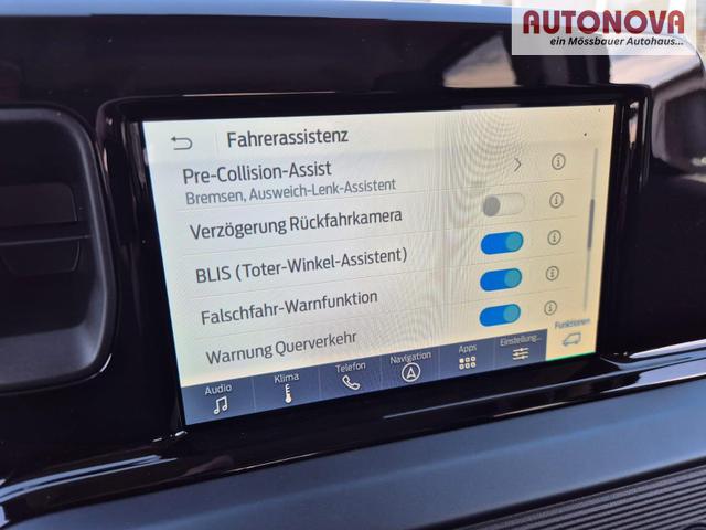 Ford Tourneo Courier 1.0 EcoBoost 125PS Active Teil-Leder Sitzheizung Lenkradheizung Klimaautomatik PDC v+h R&uuml;ckf.-Kamera ACC TWA Frontscheibe beheizb. Ford-Navi SYNC4 Apple CarPlay + Android Auto 