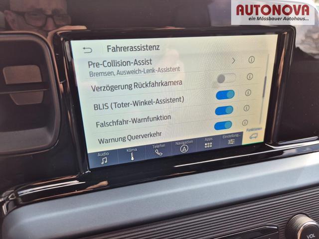 Ford Tourneo Courier 1.0 EcoBoost 125PS Active Teil-Leder Sitzheizung Lenkradheizung Klimaautomatik PDC v+h R&uuml;ckf.-Kamera ACC TWA Frontscheibe beheizb. Ford-Navi SYNC4 Apple CarPlay + Android Auto 