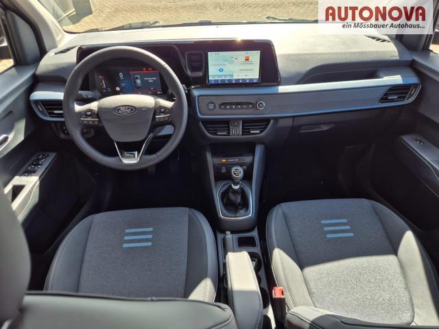 Ford Tourneo Courier 1.0 EcoBoost 125PS Active Teil-Leder Sitzheizung Lenkradheizung Klimaautomatik PDC v+h R&uuml;ckf.-Kamera ACC TWA Frontscheibe beheizb. Ford-Navi SYNC4 Apple CarPlay + Android Auto 