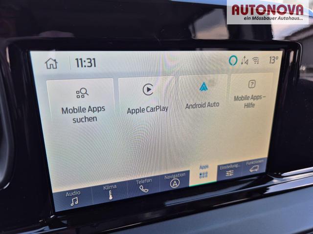 Ford Tourneo Courier 1.0 EcoBoost 125PS Active Teil-Leder Sitzheizung Lenkradheizung Klimaautomatik PDC v+h R&uuml;ckf.-Kamera ACC TWA Frontscheibe beheizb. Ford-Navi SYNC4 Apple CarPlay + Android Auto 