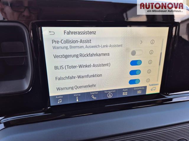 Ford Tourneo Courier 1.0 EcoBoost 125PS Active Teil-Leder Sitzheizung Lenkradheizung Klimaautomatik PDC v+h R&uuml;ckf.-Kamera ACC TWA Frontscheibe beheizb. Ford-Navi SYNC4 Apple CarPlay + Android Auto 