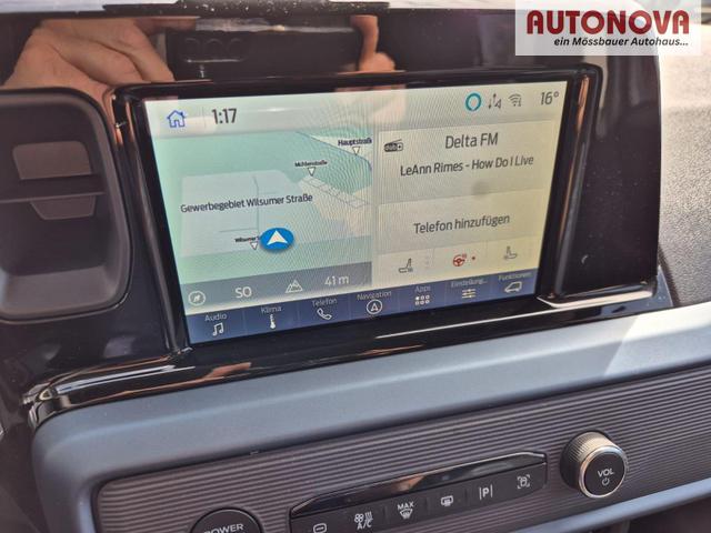 Ford Tourneo Courier 1.0 EcoBoost 125PS Active Teil-Leder Sitzheizung Lenkradheizung Klimaautomatik PDC v+h R&uuml;ckf.-Kamera ACC TWA Frontscheibe beheizb. Ford-Navi SYNC4 Apple CarPlay + Android Auto 