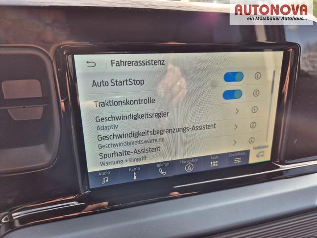 Ford Tourneo Courier 1.0 EcoBoost 125PS Active Teil-Leder Sitzheizung Lenkradheizung Klimaautomatik PDC v+h R&uuml;ckf.-Kamera ACC TWA Frontscheibe beheizb. Ford-Navi SYNC4 Apple CarPlay + Android Auto 
