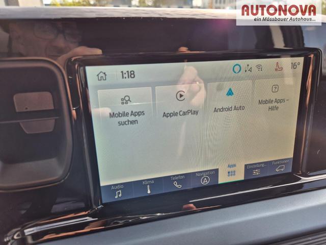 Ford Tourneo Courier 1.0 EcoBoost 125PS Active Teil-Leder Sitzheizung Lenkradheizung Klimaautomatik PDC v+h R&uuml;ckf.-Kamera ACC TWA Frontscheibe beheizb. Ford-Navi SYNC4 Apple CarPlay + Android Auto 