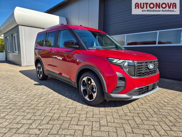 Ford Tourneo Courier 1.0 EcoBoost 125PS Active Teil-Leder Sitzheizung Lenkradheizung Klimaautomatik PDC v+h R&uuml;ckf.-Kamera ACC TWA Frontscheibe beheizb. Ford-Navi SYNC4 Apple CarPlay + Android Auto 
