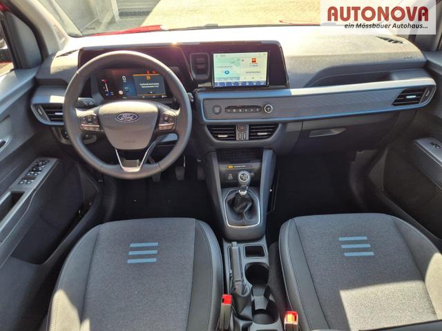 Ford Tourneo Courier 1.0 EcoBoost 125PS Active Teil-Leder Sitzheizung Lenkradheizung Klimaautomatik PDC v+h R&uuml;ckf.-Kamera ACC TWA Frontscheibe beheizb. Ford-Navi SYNC4 Apple CarPlay + Android Auto 