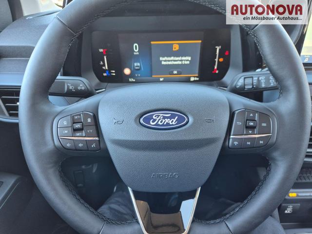 Ford Tourneo Courier 1.0 EcoBoost 125PS Active Teil-Leder Sitzheizung Lenkradheizung Klimaautomatik PDC v+h R&uuml;ckf.-Kamera ACC TWA Frontscheibe beheizb. Ford-Navi SYNC4 Apple CarPlay + Android Auto 