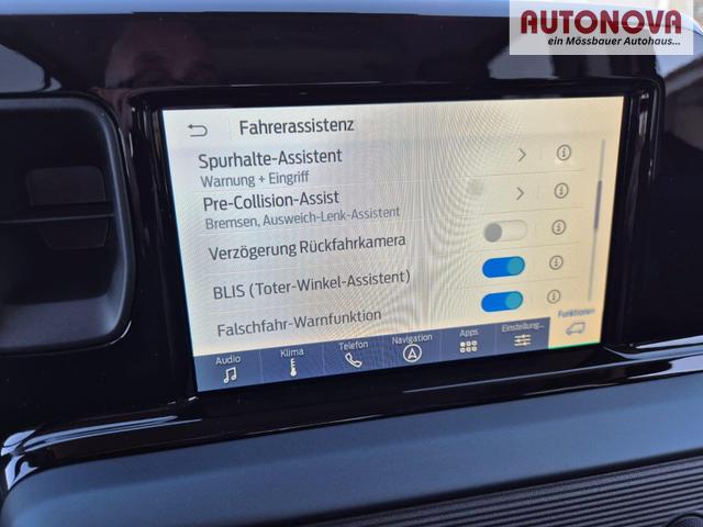 Ford Tourneo Courier 1.0 EcoBoost 125PS Active Teil-Leder Sitzheizung Lenkradheizung Klimaautomatik PDC v+h R&uuml;ckf.-Kamera ACC TWA Frontscheibe beheizb. Ford-Navi SYNC4 Apple CarPlay + Android Auto 