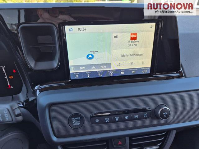 Ford Tourneo Courier 1.0 EcoBoost 125PS Active Teil-Leder Sitzheizung Lenkradheizung Klimaautomatik PDC v+h R&uuml;ckf.-Kamera ACC TWA Frontscheibe beheizb. Ford-Navi SYNC4 Apple CarPlay + Android Auto 
